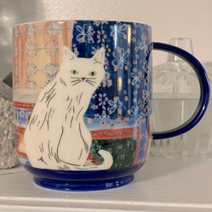 Anthropologie Andi Cat Coffee Tea Cup Mug Best Loved Series